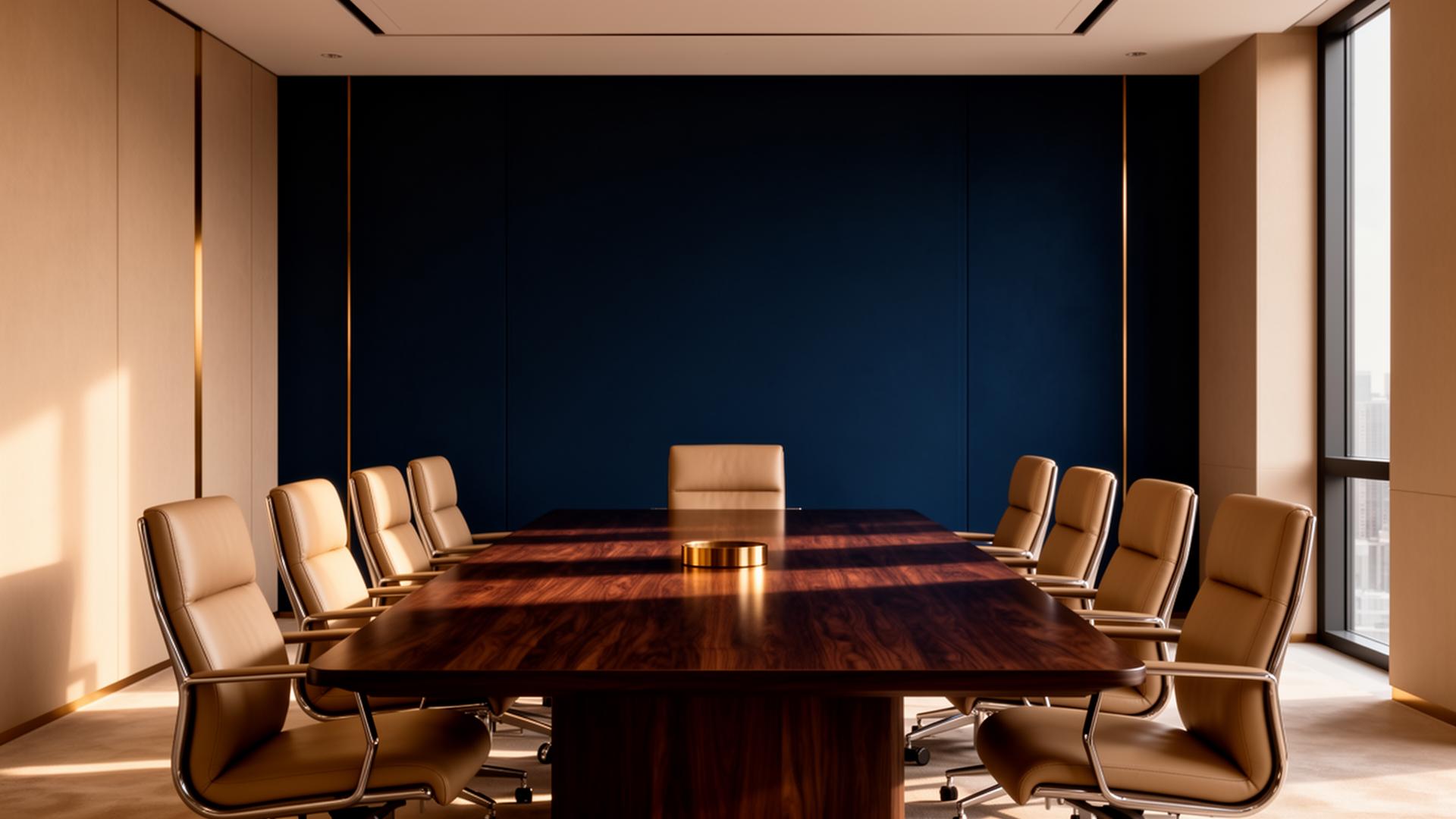 Modern boardroom